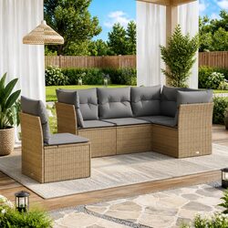 5 Piece Sofa Set for Outdoor Living