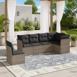 Versatile 6 Piece Outdoor Sofa Set for Relaxing