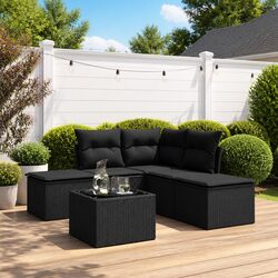 Practical 6 Piece Garden Sofa Set for Your Outdoor Needs