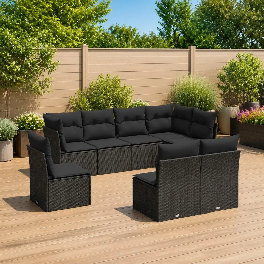 Modular Outdoor 8 Piece Garden Sofa Set