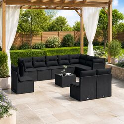 Practical 11-Piece Garden Sofa Set for Your Outdoor Area
