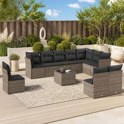 Practical 11 Piece Garden Sofa Set for Every Outdoor Space