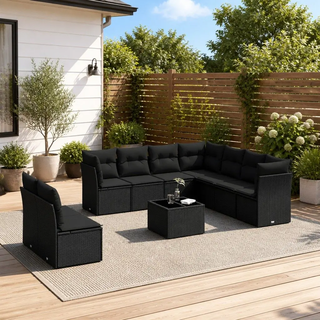 10 Piece Outdoor Sofa Set for Relaxing Spaces