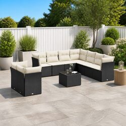 Practical 10-Piece Garden Sofa Set for Any Outdoor Space