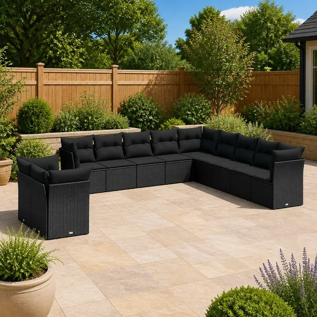 11-Piece Modular Sofa Set for Outdoor Spaces