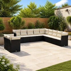 Practical 11 Piece Sofa Set for Your Outdoor Needs