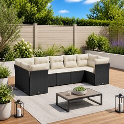 Perfect 7 Piece Garden Sofa Set for Any Outdoor Use