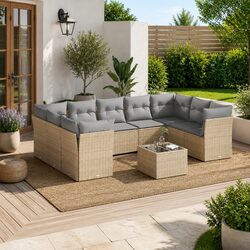 Practical 10-Piece Sofa Set for Outdoor Gatherings