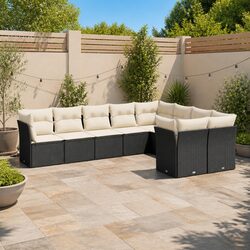 Practical 9 Piece Garden Sofa Set for Any Outdoor Space