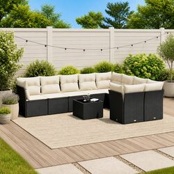 Versatile 10-Piece Outdoor Sofa Set Ideal for Relaxation