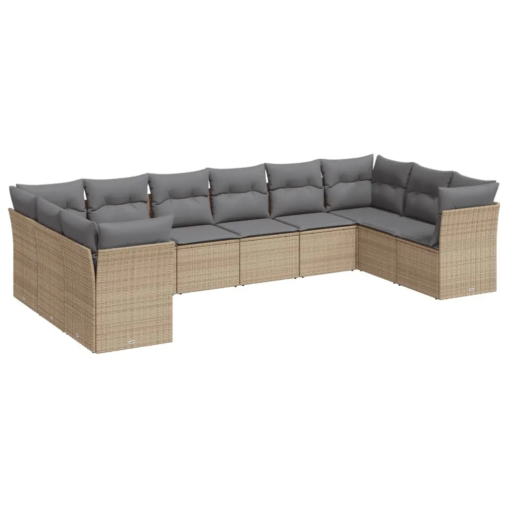 10-Piece Garden Sofa Set for Various Spaces