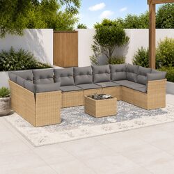 Practical 11-Piece Garden Sofa Set for Your Outdoor Needs