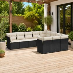 Practical Modular 10 Piece Garden Sofa Set