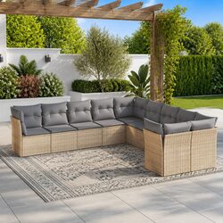 Practical Uses of the 10-Piece Outdoor Garden Sofa Set