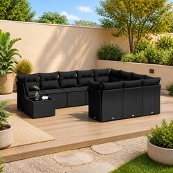 Versatile 11-Piece Garden Sofa Set for Outdoor Spaces