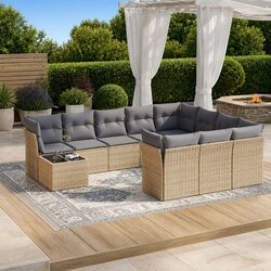 Versatile 11-Piece Garden Sofa Set for Any Patio