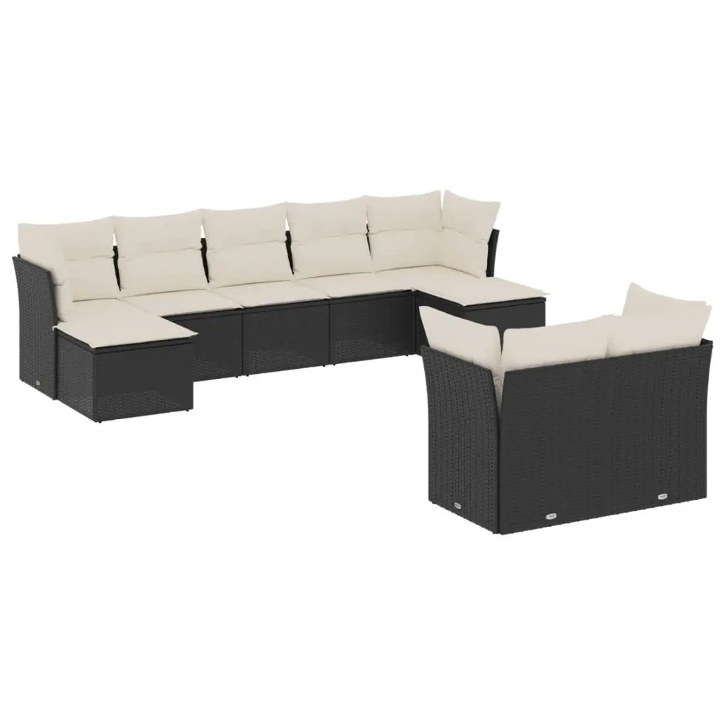 9-Piece Garden Sofa Set for Outdoor Use