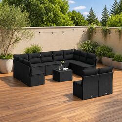Ideal 12-Piece Garden Sofa Set for Outdoor Gatherings