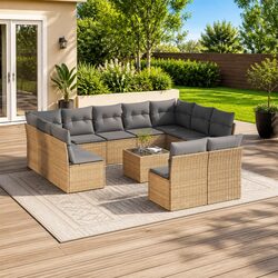 Practical 12 Piece Sofa Set for Your Outdoor Needs