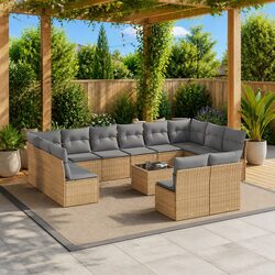 Practical 13 Piece Garden Sofa Set for Any Outdoor Space