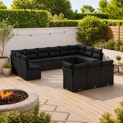 Practical 13 Piece Outdoor Garden Sofa Set for Your Home