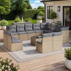 Practical 13 Piece Garden Sofa Set for Your Outdoor Space
