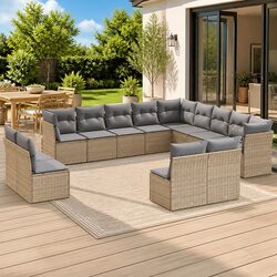 Practical 13 Piece Garden Sofa Set for Your Outdoor Needs