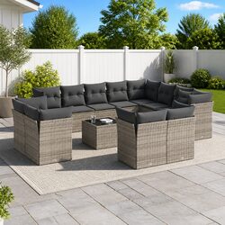Practical 13-Piece Garden Sofa Set for Outdoor Spaces