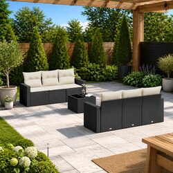 Practical 7 Piece Garden Sofa Set for Family Gatherings