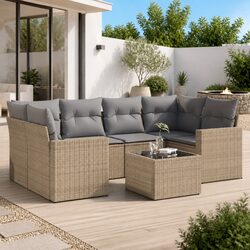 Versatile 7 Piece Patio Sofa Set Ideal for Any Outdoor Space