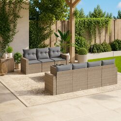Practical 8-Piece Garden Sofa Set for Outdoor Living