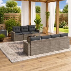 Functional 8 Piece Garden Sofa Set for Various Uses