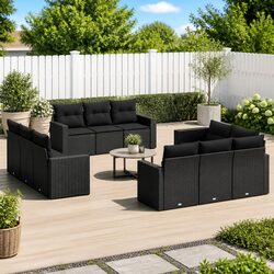 Versatile 12 Piece Modular Sofa Set for Outdoor Spaces