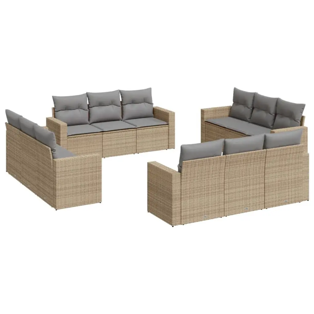 12 Piece Garden Sofa Set for Outdoor Areas