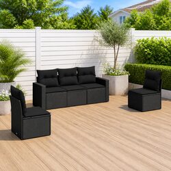 Practical 5 Piece Garden Sofa Set for Any Outdoor Setting