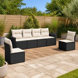 Practical 6 Piece Garden Sofa Set for Any Outdoor Setting