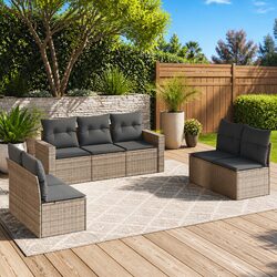 Practical 7-Piece Garden Sofa Set for Outdoor Living