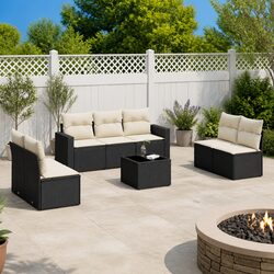 Practical 8 Piece Garden Sofa Set for Your Outdoor Area