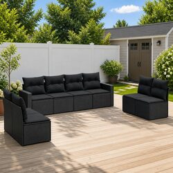 Versatile 8 Piece Garden Sofa Set for Your Outdoor Comfort