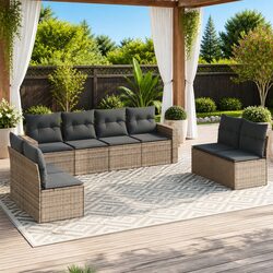Ideal 9-Piece Garden Sofa Set for Your Outdoor Needs