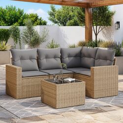 Practical 5-Piece Garden Sofa Set for Every Outdoor Space