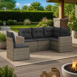Versatile 5 Piece Sofa Set for Outdoor Living