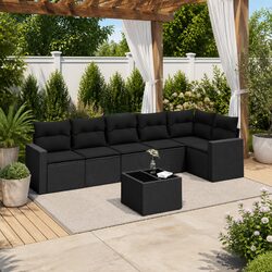 Perfect 7 Piece Garden Sofa Set for Your Outdoor Living