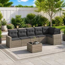 Perfect Fit: 7 Piece Garden Sofa Set for Your Patio