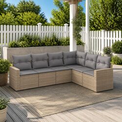 Versatile 6 Piece Garden Sofa Set for Your Outdoor Needs