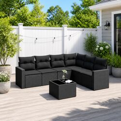 Practical 7 Piece Outdoor Sofa Set for Your Patio