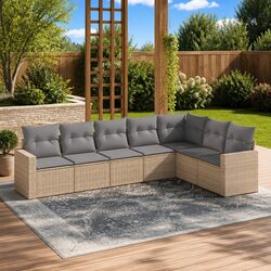 7-Piece Garden Sofa Set for Relaxing Outdoor Spaces