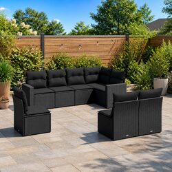 Versatile 8 Piece Sofa Set for Various Outdoor Settings