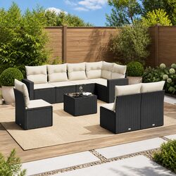 Practical 9 Piece Garden Sofa Set for Any Outdoor Space