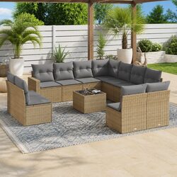 Perfect Addition for Outdoor Gatherings: 12 Piece Sofa Set